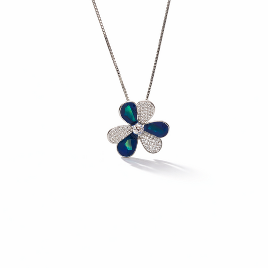 Ivory Spark 925 Sterling Silver Necklace