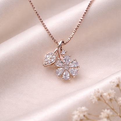 Petal Grace 925 Sterling Silver Necklace