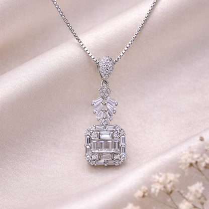 Regal Drop 925 Sterling Silver Necklace