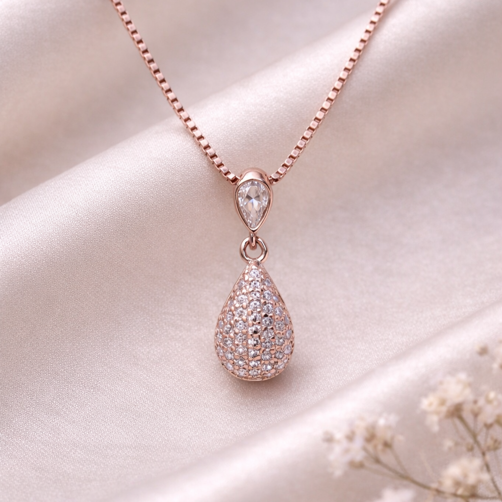 Lumi Drop 925 Sterling Silver Necklace
