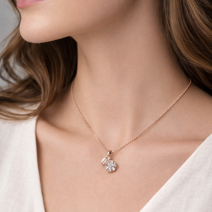 Petal Grace 925 Sterling Silver Necklace
