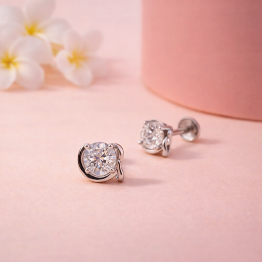 Orbit Spark 925 Sterling Silver Earrings