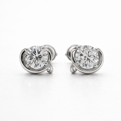 Orbit Spark 925 Sterling Silver Earrings