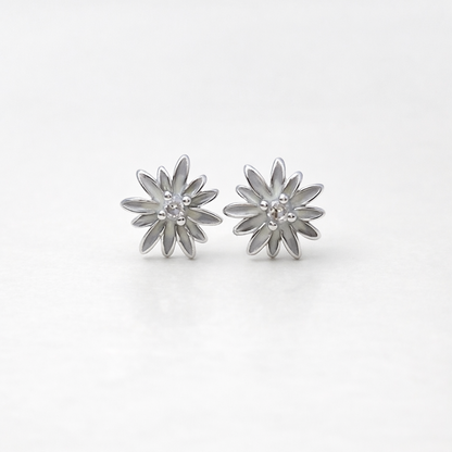 Daisy Glow 925 Sterling Silver Earrings