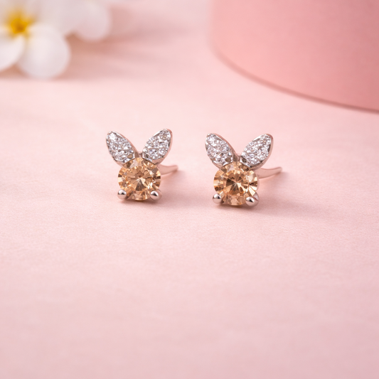 Honey Flutter 925 Sterling Silver Earrings