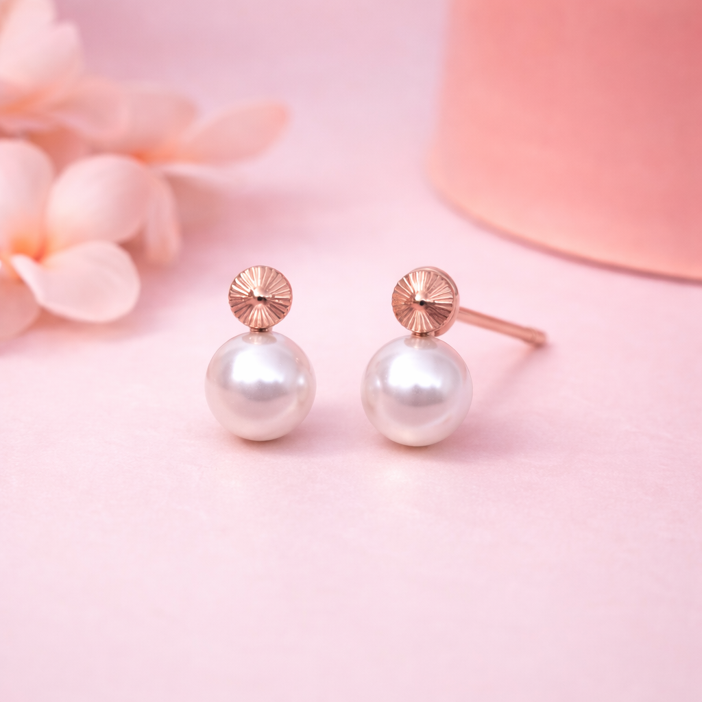 Luna Drop 925 Sterling Silver Earrings
