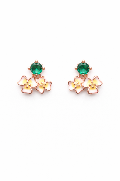 Verda Charm 925 Sterling Silver Earrings