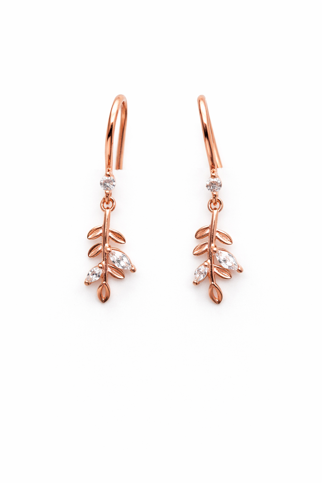 Rosé Drift 925 Sterling Silver Earrings