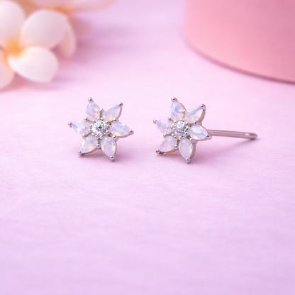 Aurora Petals 925 Sterling Silver Earrings