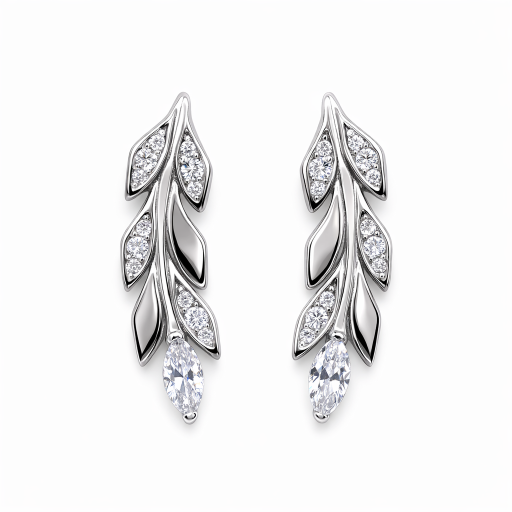 Silver Willow 925 Sterling Silver Earrings