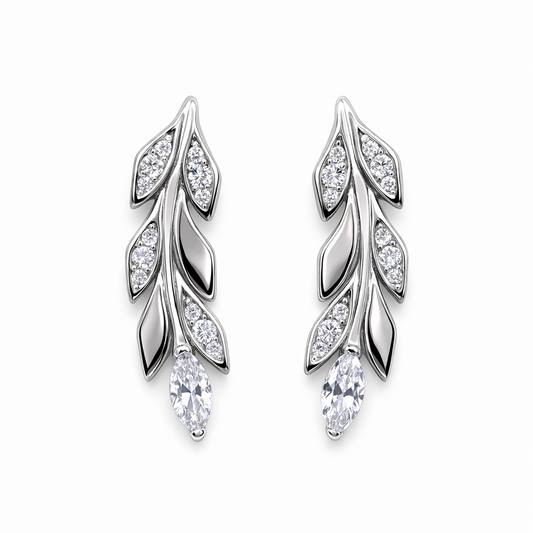 Silver Willow 925 Sterling Silver Earrings