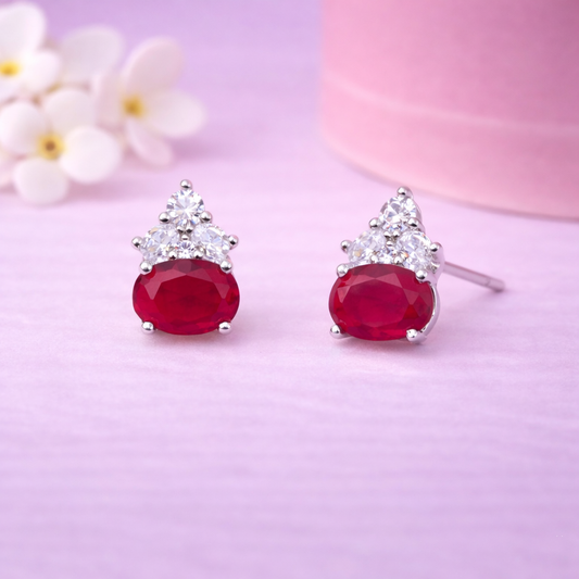 Trinity Spark 925 Sterling Silver Earrings