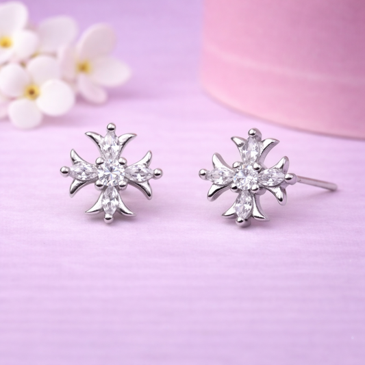 Starflare 925 Sterling Silver Earrings