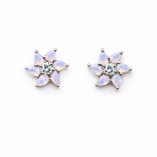 Aurora Petals 925 Sterling Silver Earrings