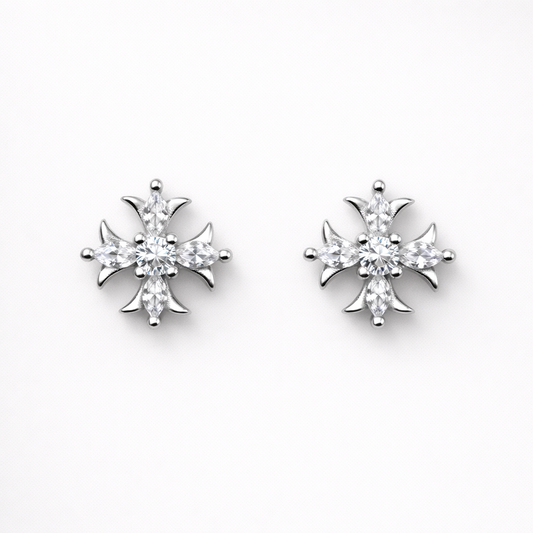 Starflare 925 Sterling Silver Earrings