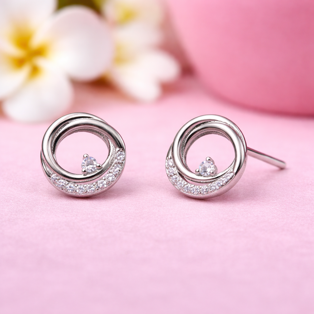 Orbit Silver 925 Sterling Silver Earrings