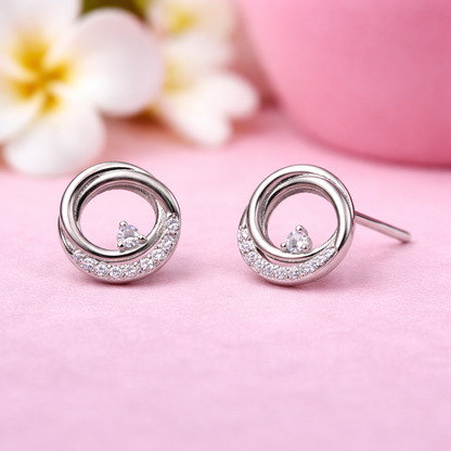 Orbit Silver 925 Sterling Silver Earrings