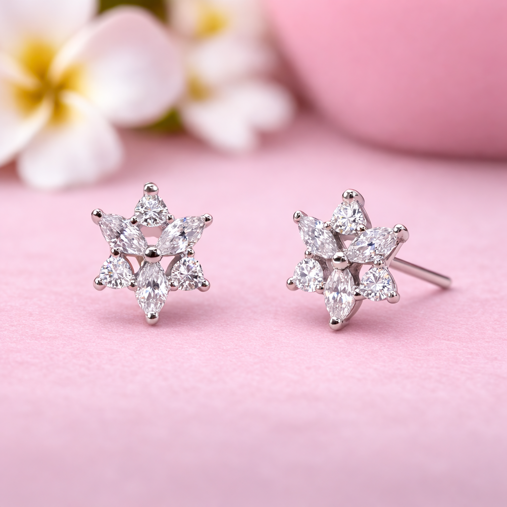 Astrielle Studs 925 Sterling Silver Earrings