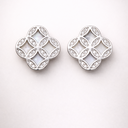 Celeste Mosaic 925 Sterling Silver Earrings