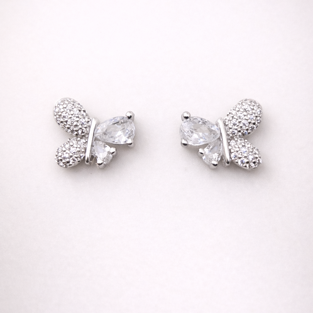 Petite Flutter 925 Sterling Silver Earrings
