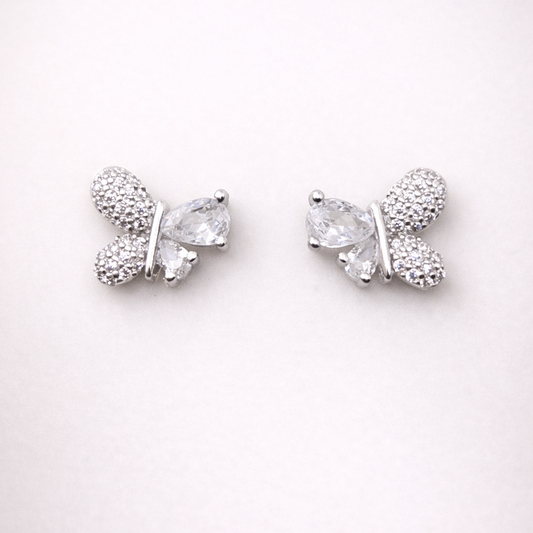 Petite Flutter 925 Sterling Silver Earrings