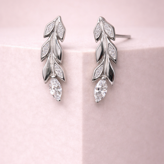 Silver Willow 925 Sterling Silver Earrings
