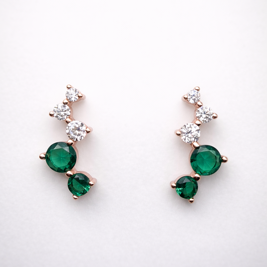 Emarald Trail 925 Sterling Silver Earrings
