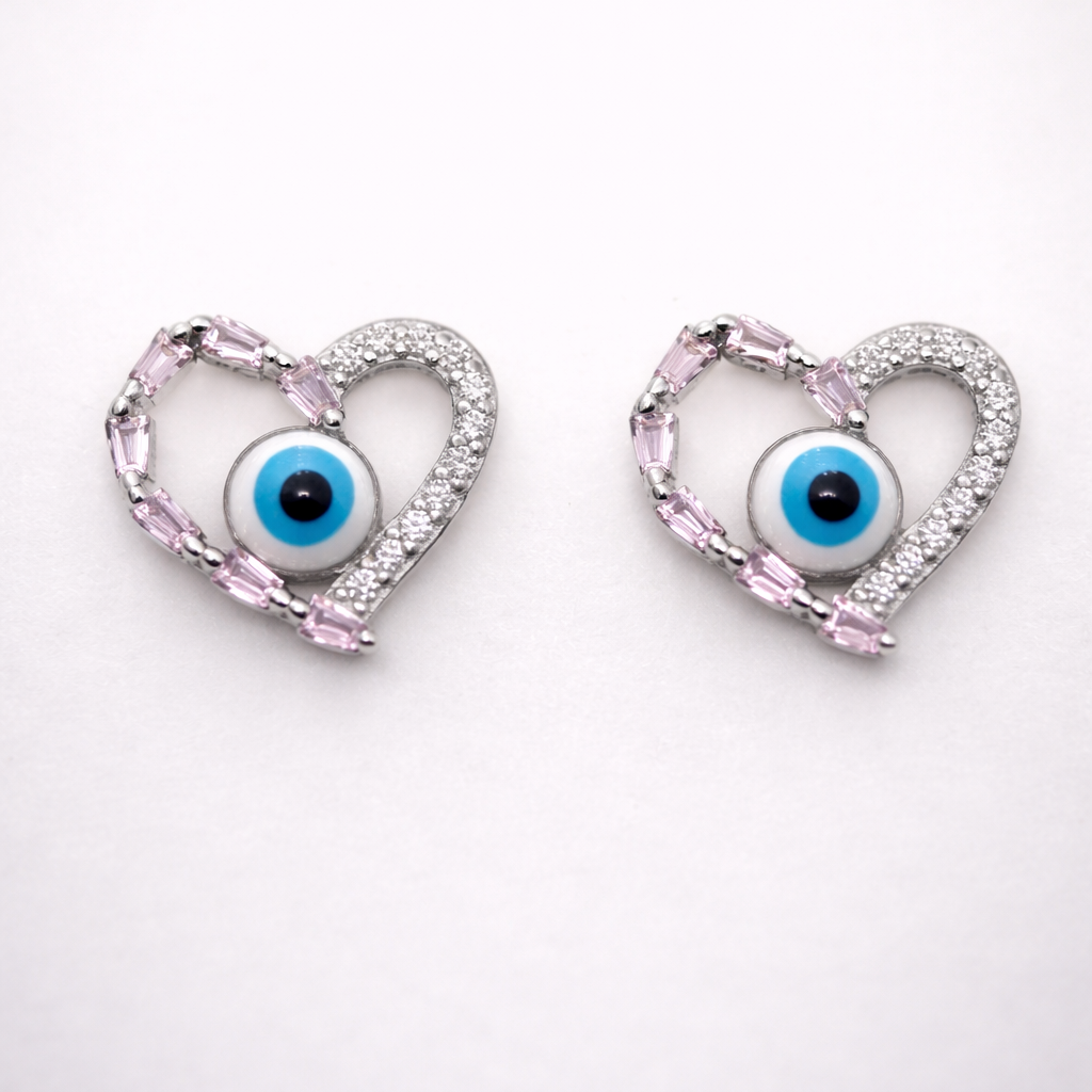 Guardian Heart 925 Sterling Silver Earrings