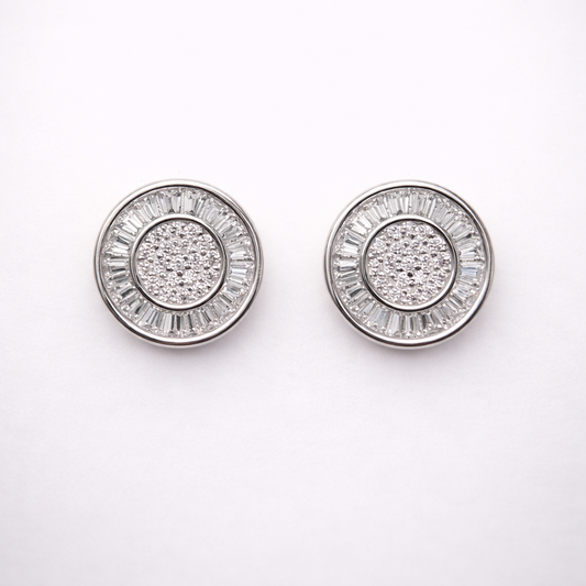 Radiant Orbit 925 Sterling Silver Earrings
