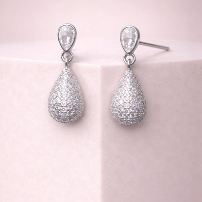 Lumière Drop 925 Sterling Silver Earrings