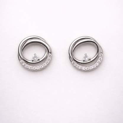 Orbit Silver 925 Sterling Silver Earrings