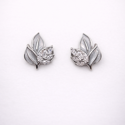 Silver Sprig 925 Sterling Silver Earrings