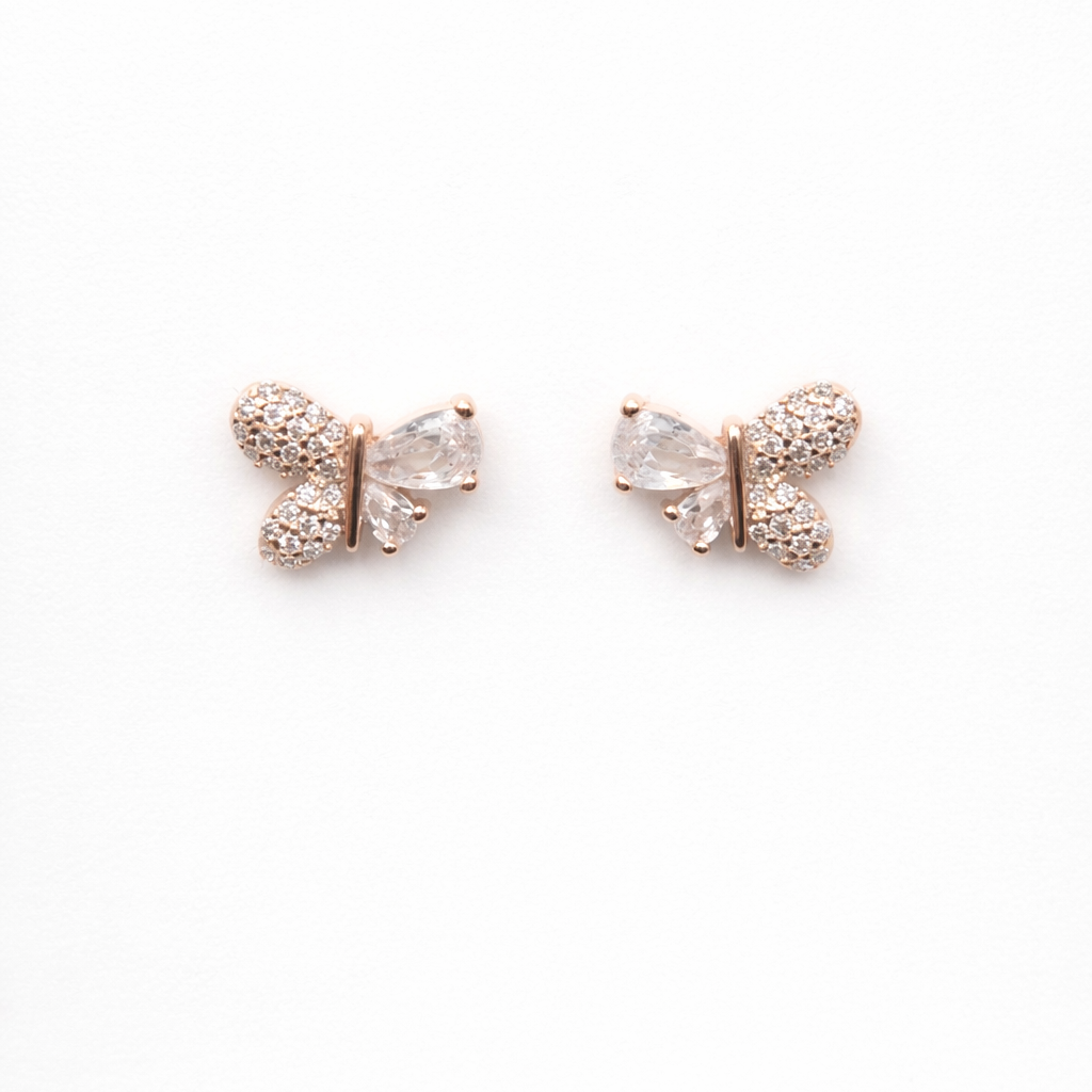 Petite Flutter 925 Sterling Silver Earrings
