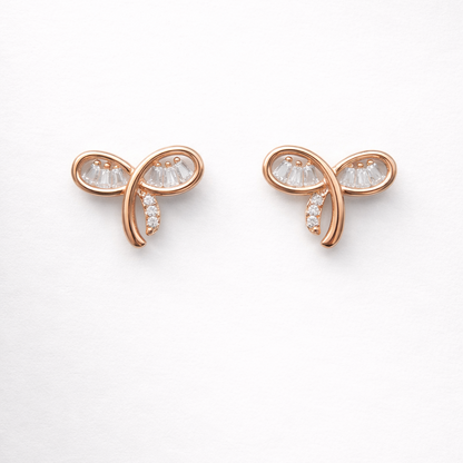 Dewdrop Leaf 925 Sterling Silver Earrings