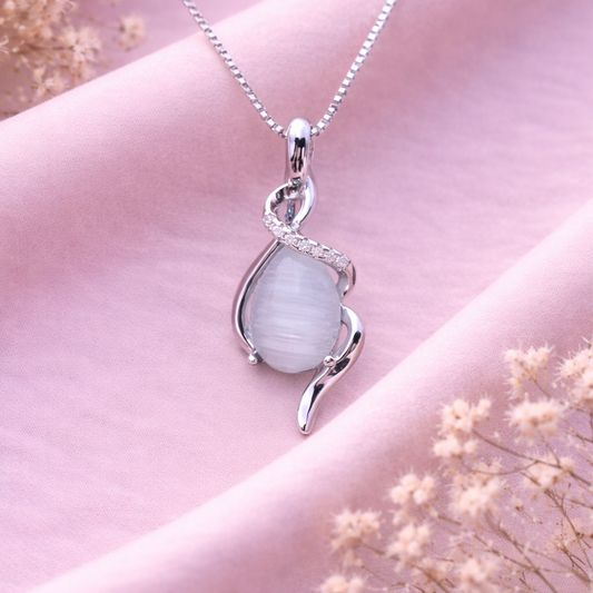 Luna Flow 925 Sterling Silver Necklace