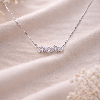 Starlit Rhythm 925 Sterling Silver Necklace