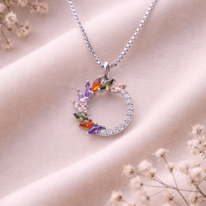 Radiant Arc 925 Sterling Silver Necklace