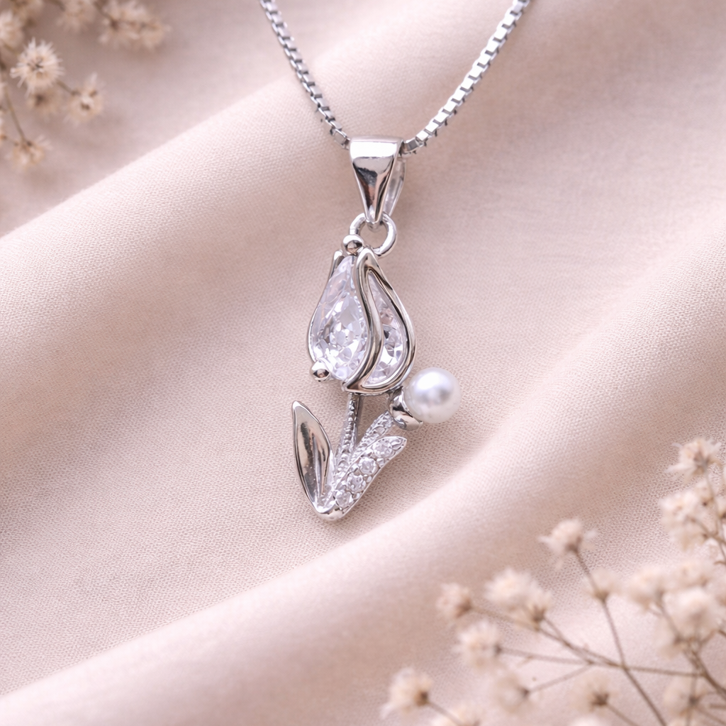 Silva Dew 925 Sterling Silver Necklace
