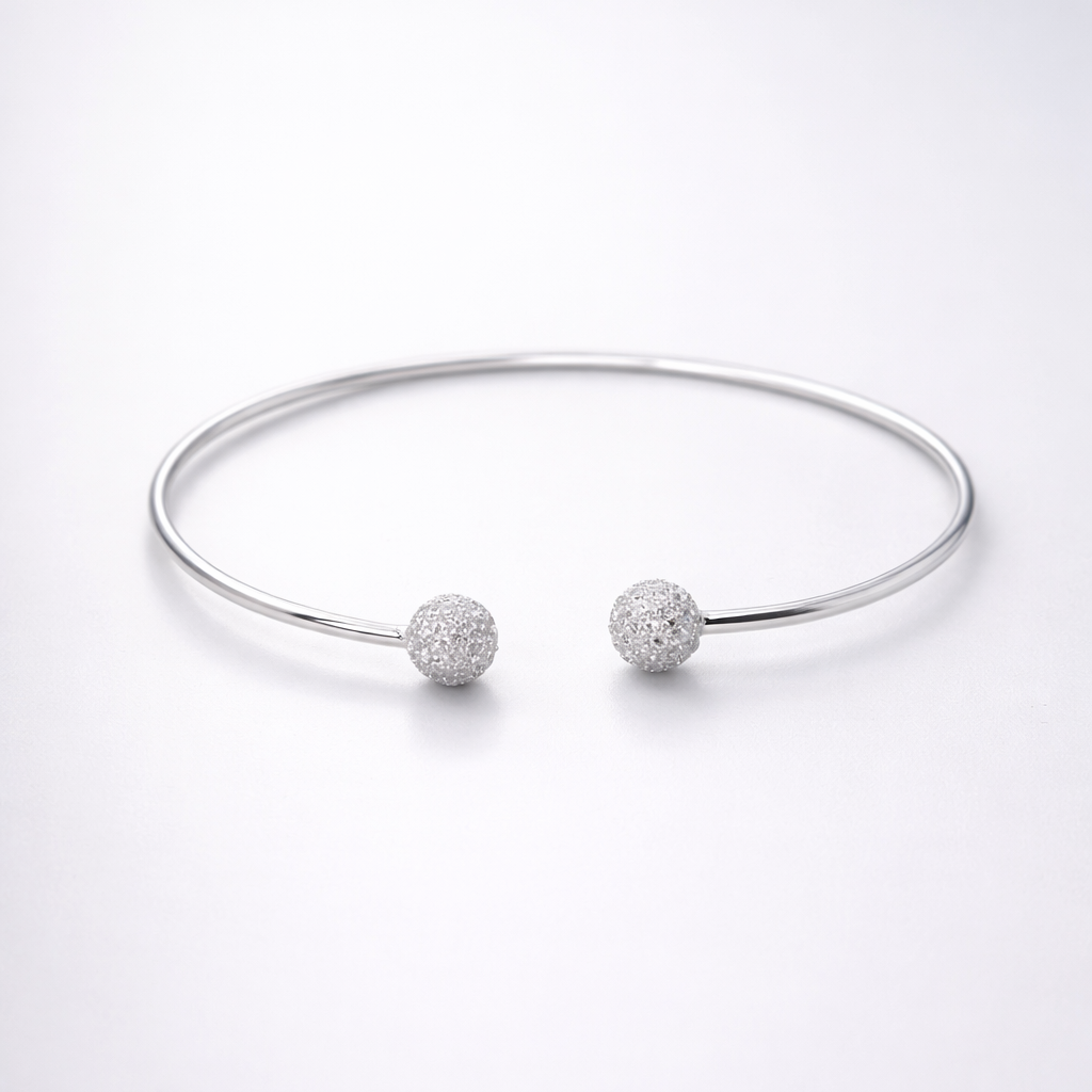 Dual Spark 925 Sterling Silver Bracelet