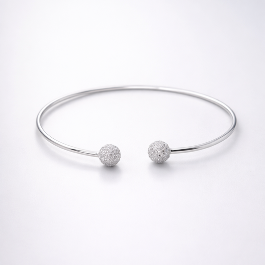 Dual Spark 925 Sterling Silver Bracelet