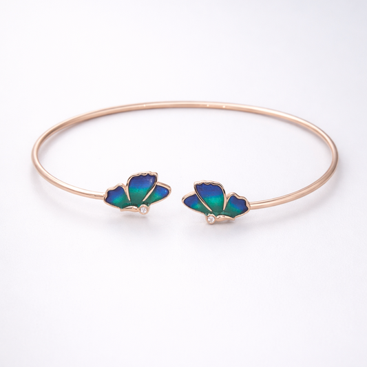 Azure Wings 925 Sterling Silver Bracelet