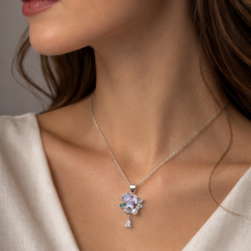 Petaline 925 Sterling Silver Necklace