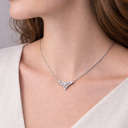 V Lumière 925 Sterling Silver Necklace