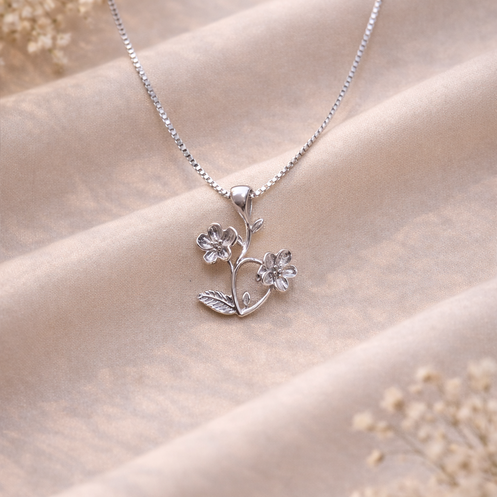 Eternal Bloom 925 Sterling Silver Necklace