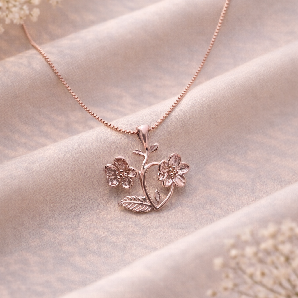 Eternal Bloom Rose Gold Necklace