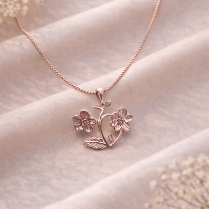 Eternal Bloom Rose Gold Necklace