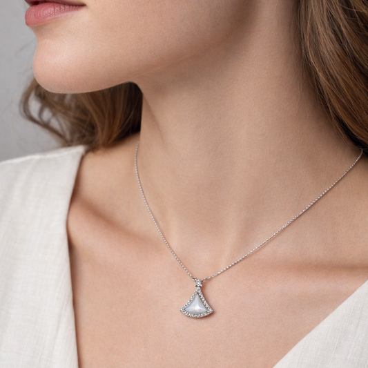Moonveil 925 Sterling Silver Necklace