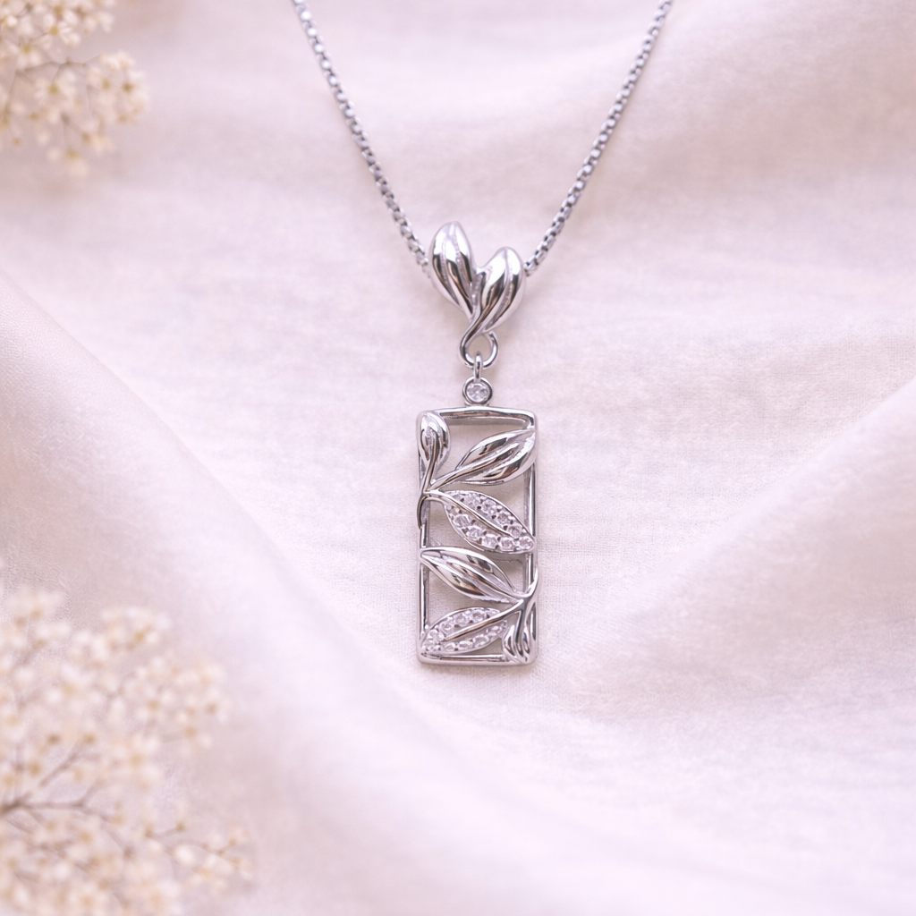 Leafline Luxe 925 Sterling Silver Necklace