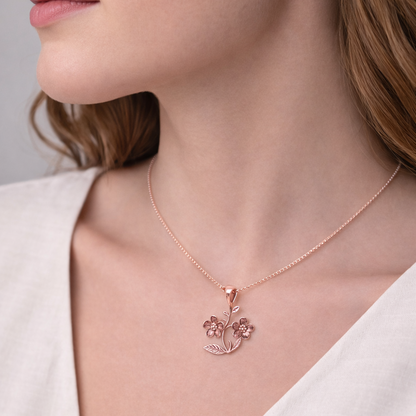 Eternal Bloom Rose Gold Necklace
