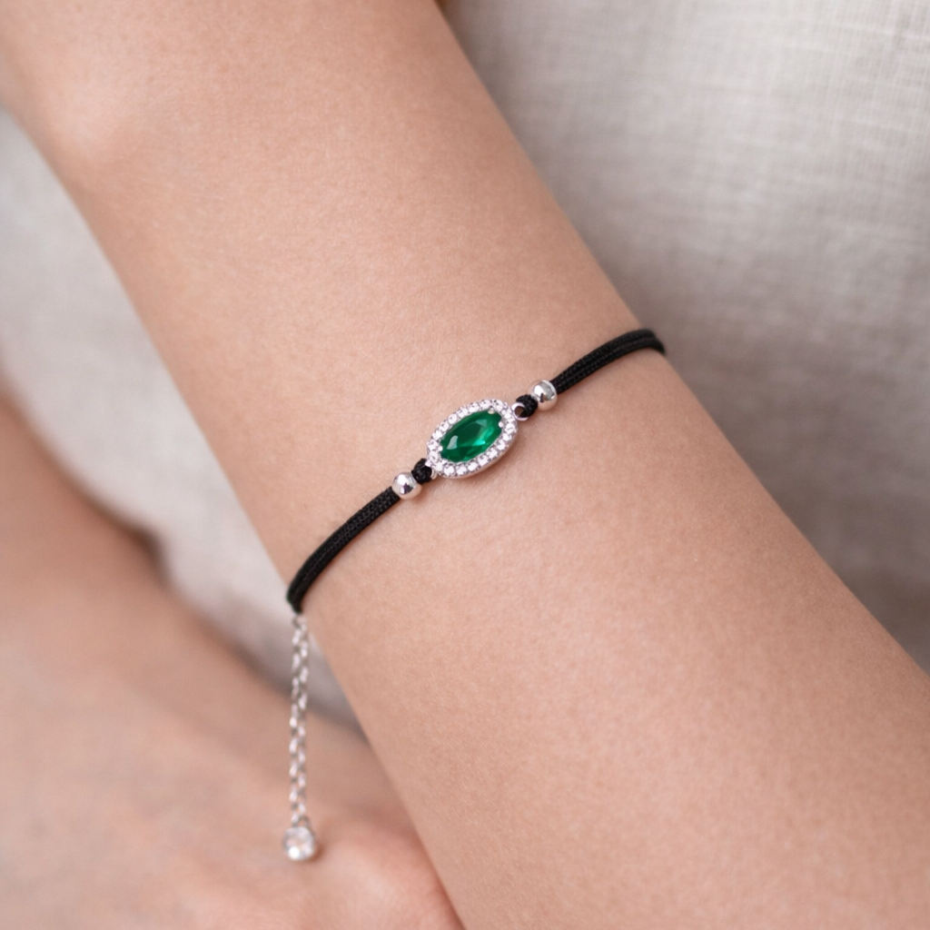 Verde 925 Sterling Silver Bracelete (Adjustable)